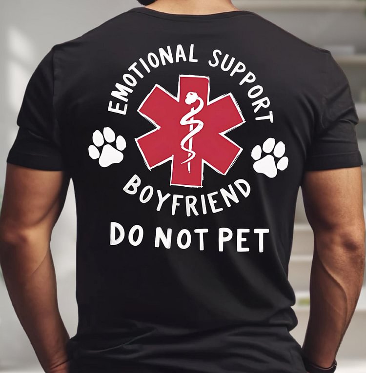 The "Emotional Support Husband - Do Not Pet" Premium Apparel Collection (T-Shirt, Sweatshirt, Hoodie)