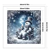 Snowman-14CT Stamped Cross Stitch 40*40cm
