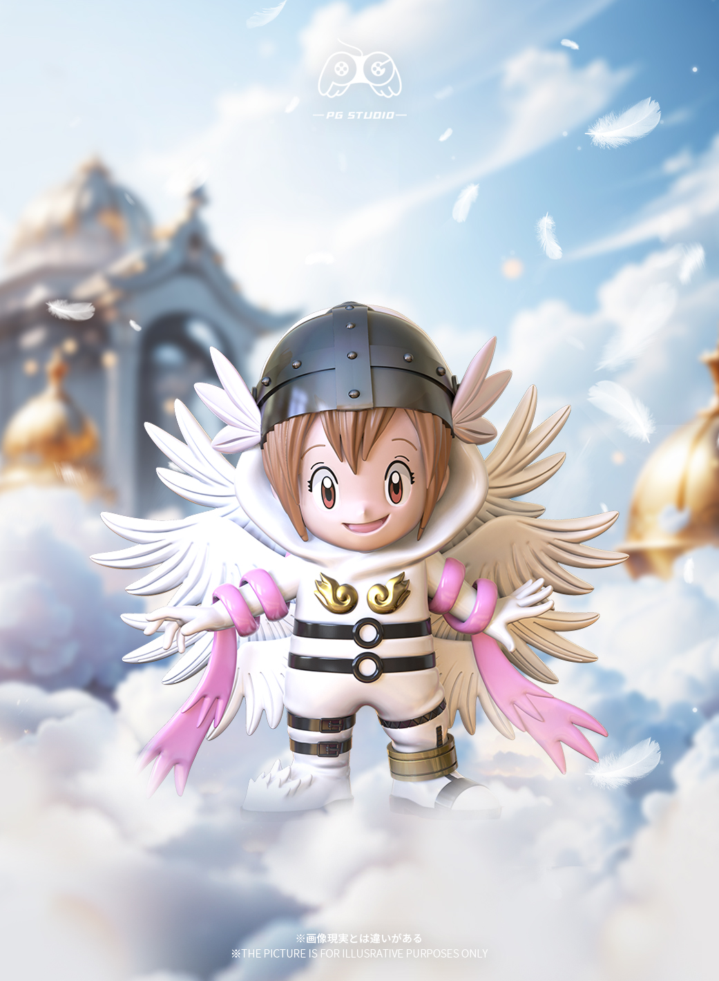 PG Studio - Digimon Doll Clothing Series WereGarurumon Angemon MagnaAngemon Statue(GK)-