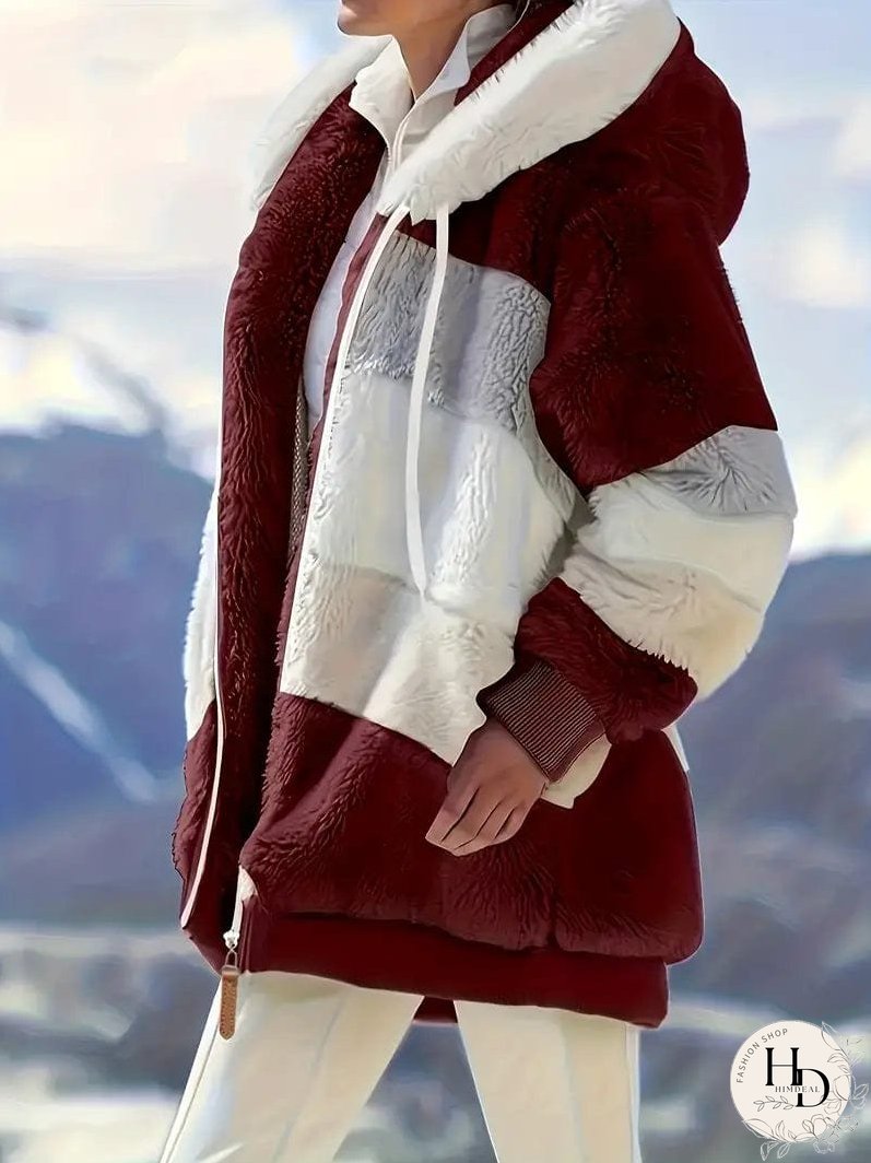 Trendy Tie-Dye Hooded Jacket