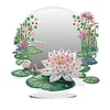 Miroir de maquillage compact Lotus-Diamond