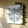 DIY Pearl Painting Dragonfly for Home Wall Decor with Frame(25x25cm)