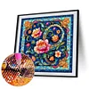 Diamond Painting -DIY Full Round Drill Stained Glass Flower(40*40 CM)