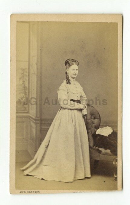 19th Century Fashion - 1800s Carte-de-visite Photo Poster painting - Geo. Hodgson of Sheffield