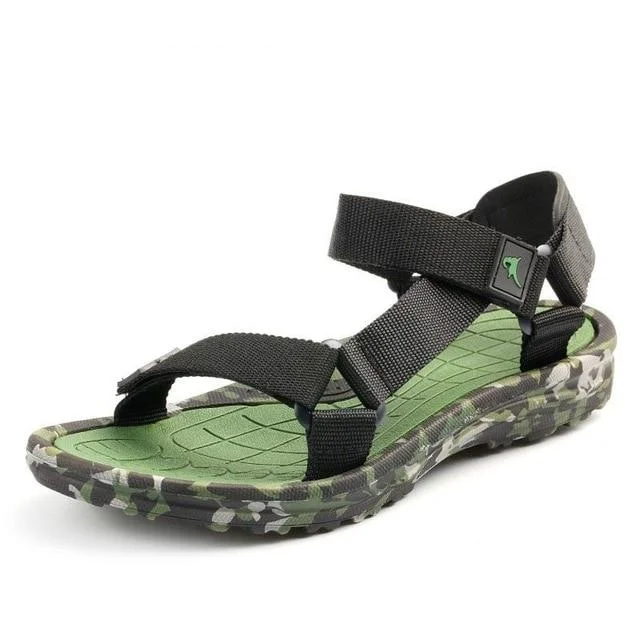 Men's Summer Beach Sandal Shoes Camouflage Water Slippers Flat Flip Flops