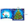 8pcs 5D DIY Partial Special Drills Diamond Painting Xmas Cards Party Gifts