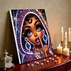 (Pre-Framed)Diamond Painting-DIY Crystal Rhinestone Girl(25x25cm)