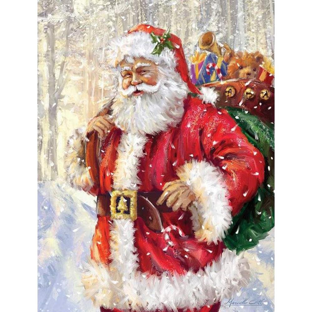 Full Round Diamond Painting - Santa Claus(30*40cm)