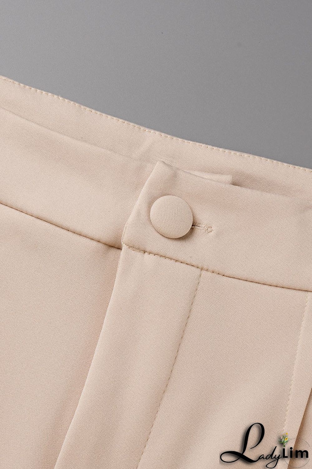 Coffee Casual Solid Patchwork Buttons Turn-back Collar Long Sleeve Two Pieces