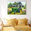 Scenery Full 11CT DIY Stamped Cross Stitch Kits 50x40cm Embroidery Needlepoint Starter Kits for Beginners Adults Home Decor