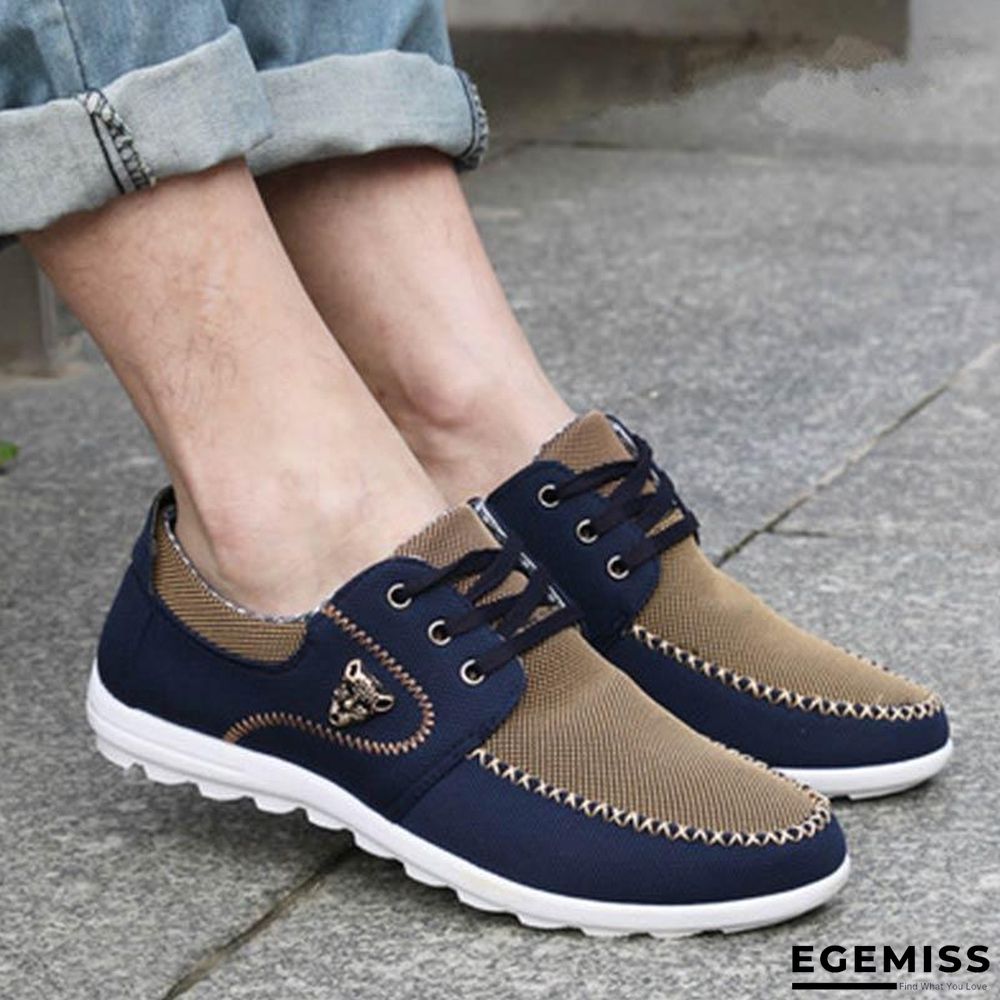 Men Leather Flats Lace-up Driving Formal Dress Casual Sneakers Shoes | EGEMISS