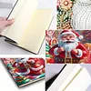 2 Stück 50-seitiges A5 Weihnachtsmann Schneemann Diamond Painting Notizbuch für Erwachsene Geschenk