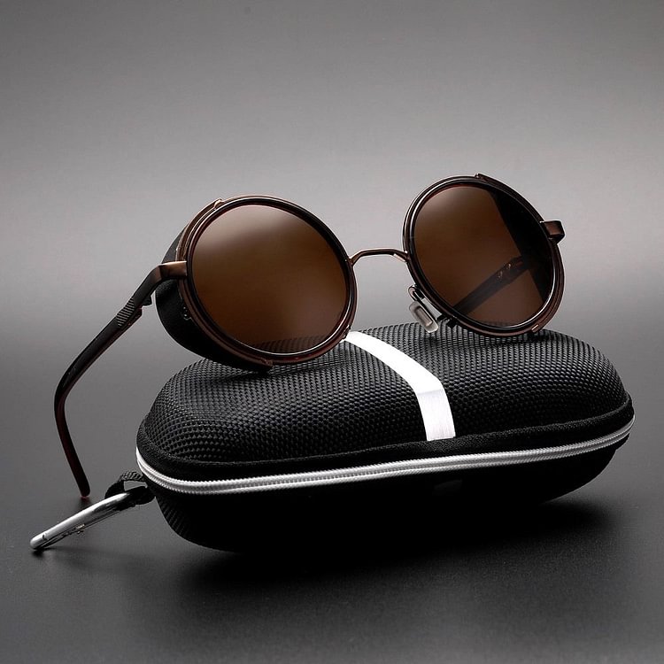 Nasir Steampunk Goggle Sunglasses