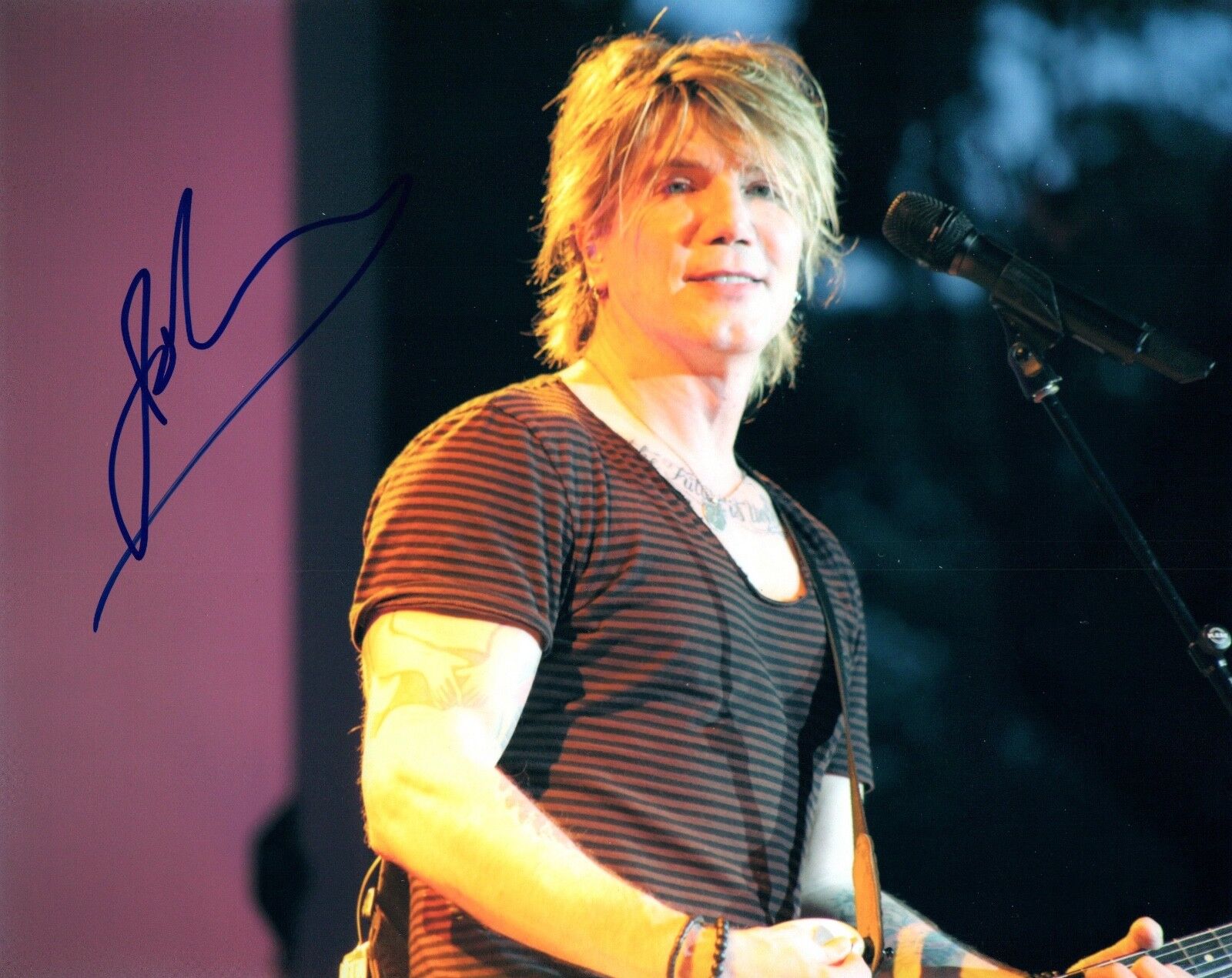 John Rzeznik Johnny Signed Autographed 8x10 Photo Poster painting The Goo Goo Dolls COA