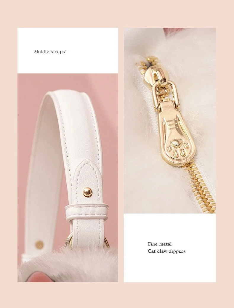 Fluffy Ragdoll Cat Bag Cat Purse