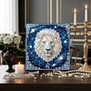 Framed Leo - Pearls Painting Kit DIY Diamond Painting Pearl Dot Crafts 25*25CM