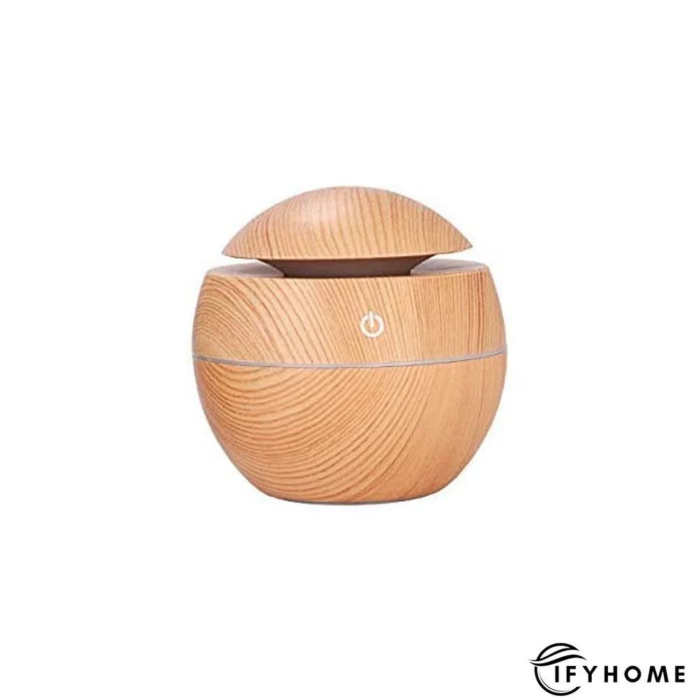 Colorful Wood Grain Air Humidifiers Mini Night Light Home Air Filter | IFYHOME