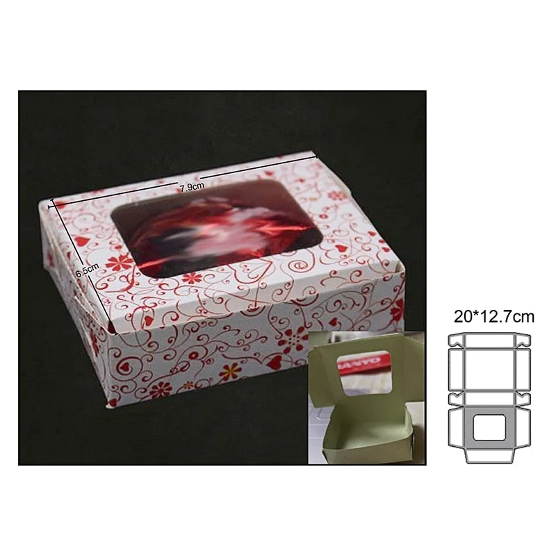 Craft Dies Candy Box Case Frame Cutting Dies Stencils Dies for Diy Scrapbooking Dies Craft Paper Card Making Metal Dies New 2021