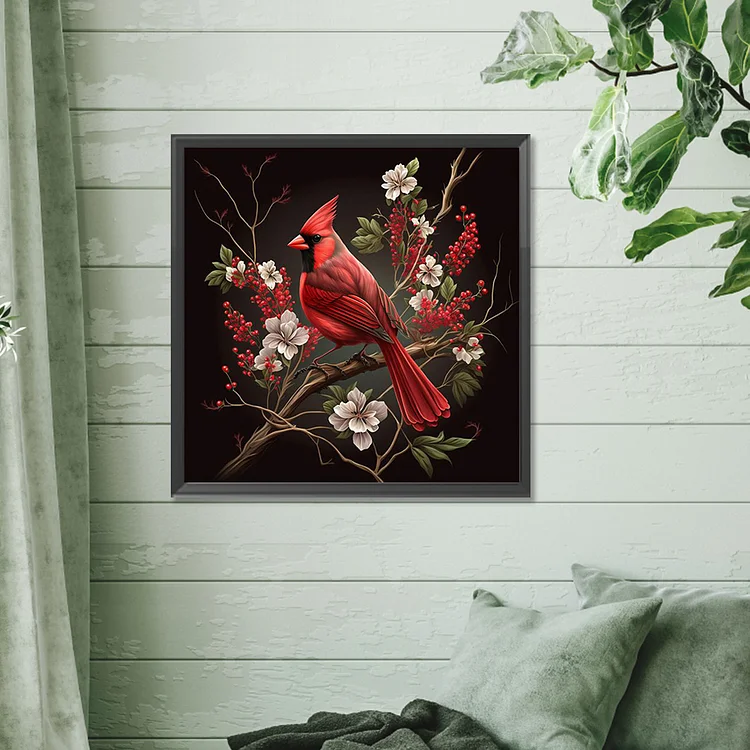 Cardinal - Full Round - Diamond Painting(30*30cm)