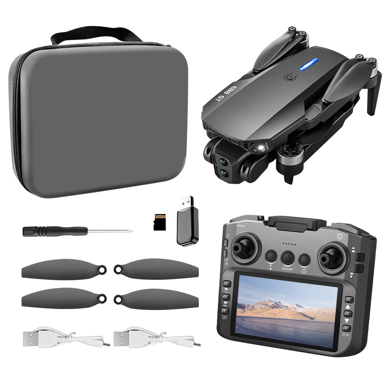 E88GT large screen control folding quadcopter drone optical flow aerial photography