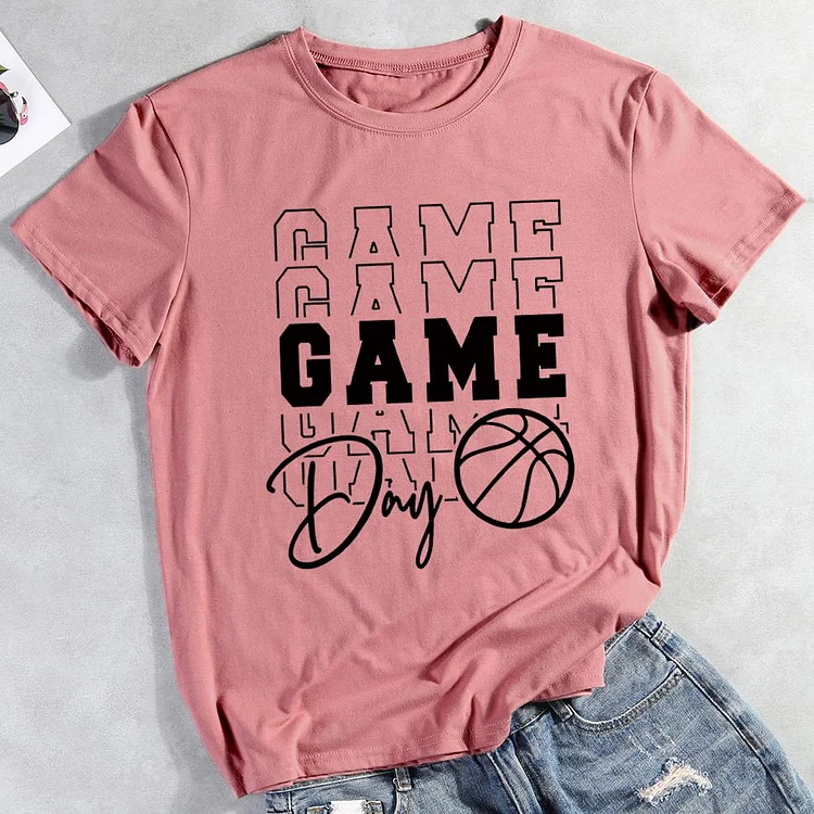 Game Day Basketball  T-shirt Tee - 011296