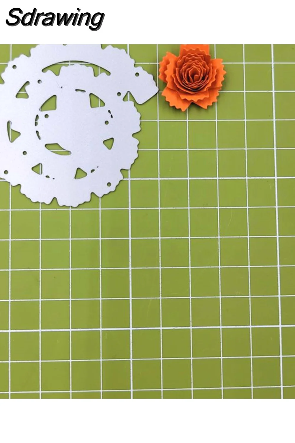 Sdrawing Styles of Spiral Flower Metal Cutting Dies for Scrapbooking DIY Album Educational Embossing Greeting Card Die Cuts 2023 New