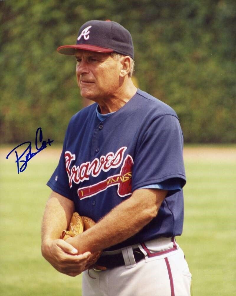 Bobby Cox Autographed Signed 8x10 Photo Poster painting ( HOF Braves ) REPRINT