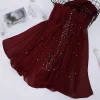 Soft Chiffon Rhinestone Women Long Scarf Flowing Hijab Shawl