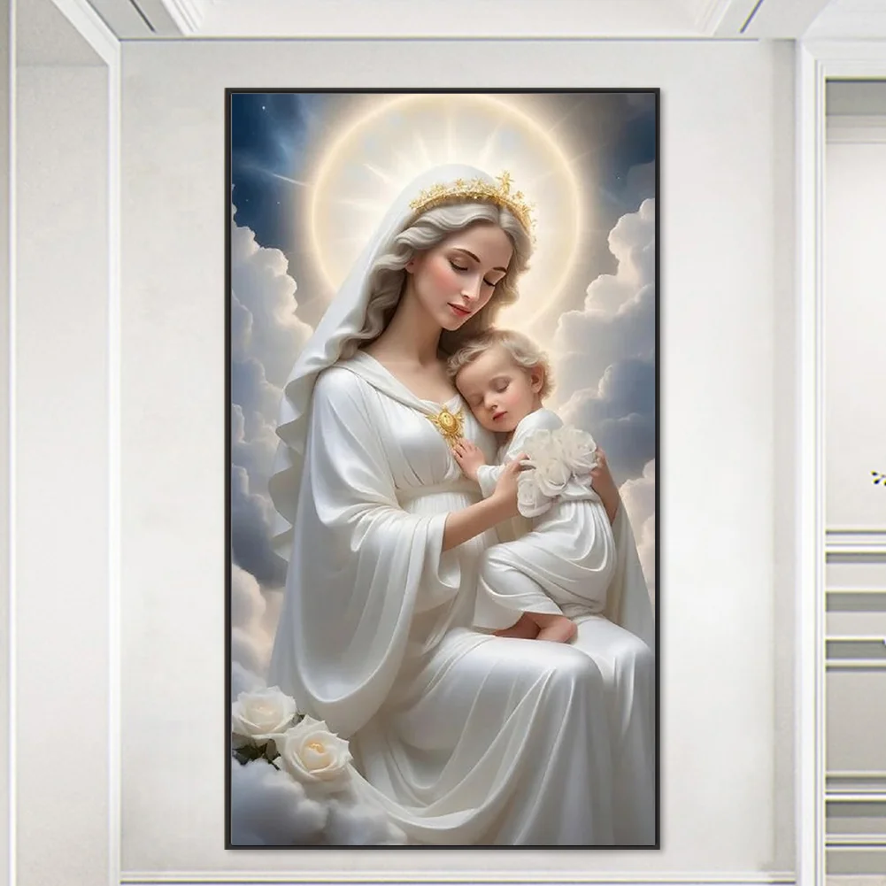 Diamond Painting - Full Round Drill - Angel Virgin(Canvas|40*70cm)