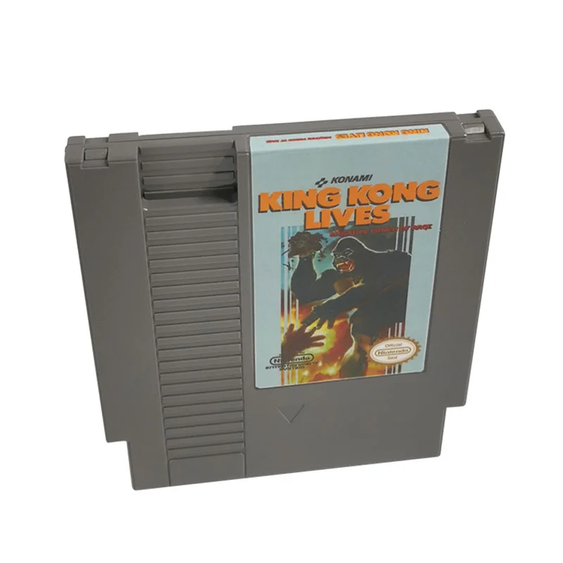 King Kong Lives: Megaton Punch Of Rage For Nintendo NES - 8 Bit Game Cartridge