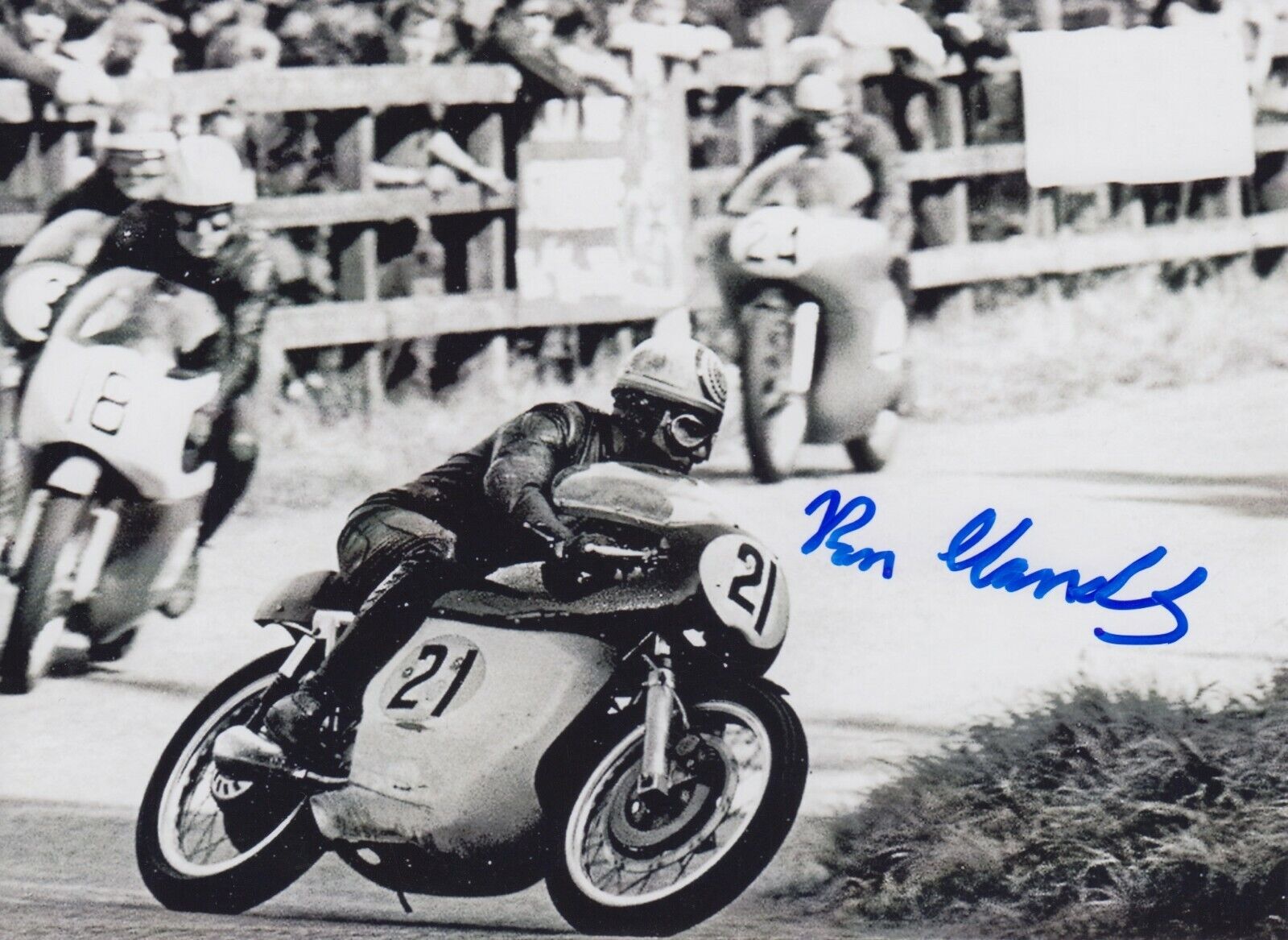 Ron Chandler Hand Signed 7x5 Photo Poster painting - MotoGP Autograph.