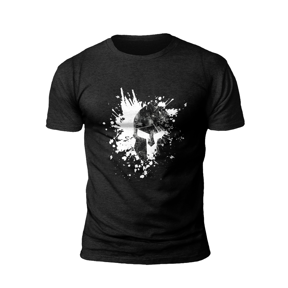 Spartan Warrior Silhouette with Sword T-Shirt