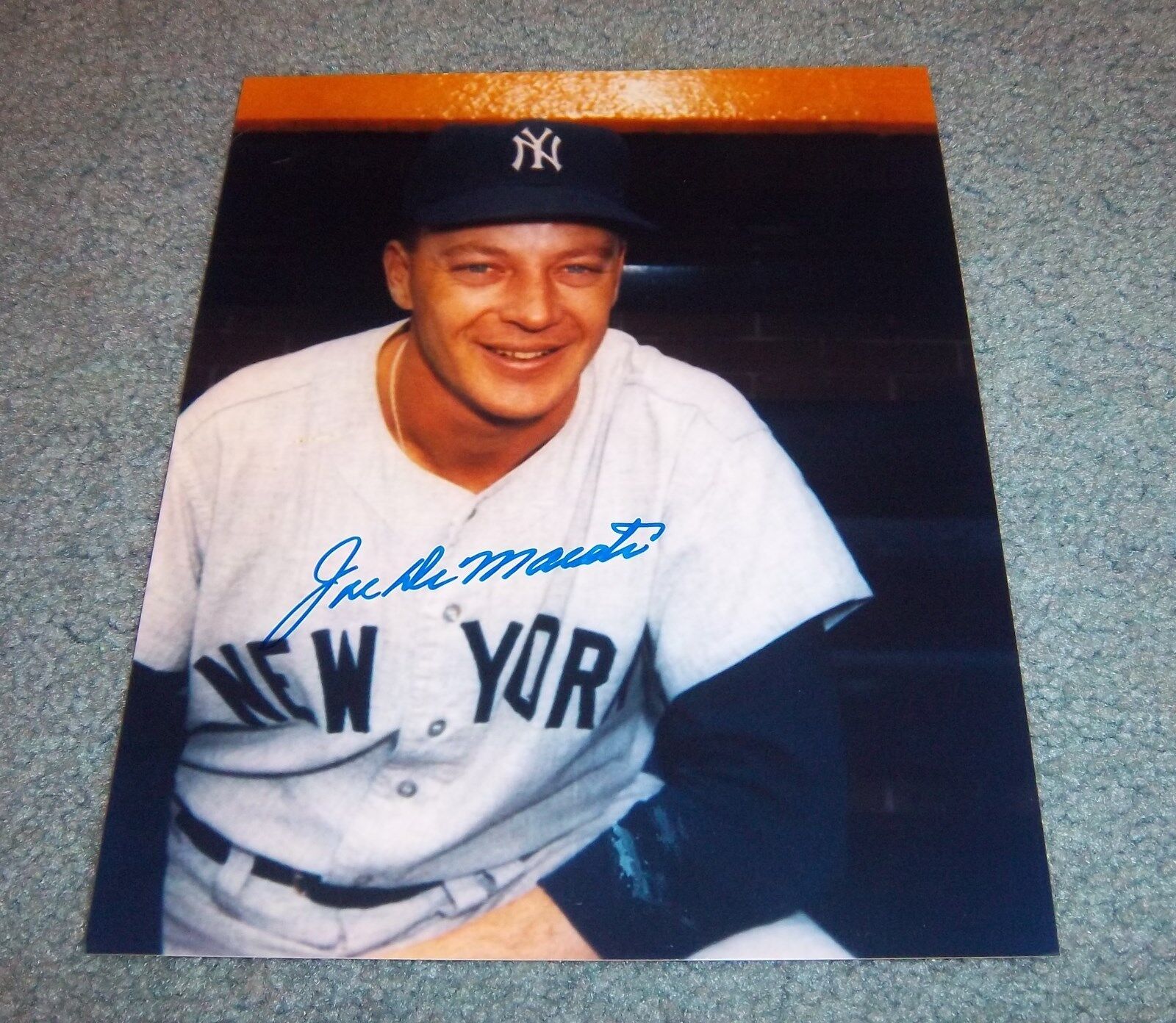 NY Yankees Joe DeMaestri Signed Autographed 8x10 Photo Poster painting