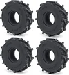 AMK 4Pcs 1.0" Rubber Mud Off Road Tires 24x62x20mm for 1/24 RC Crawler Car Axial SCX24 Gladiator Deadbolt 1/18 TRX4M (4PCS)