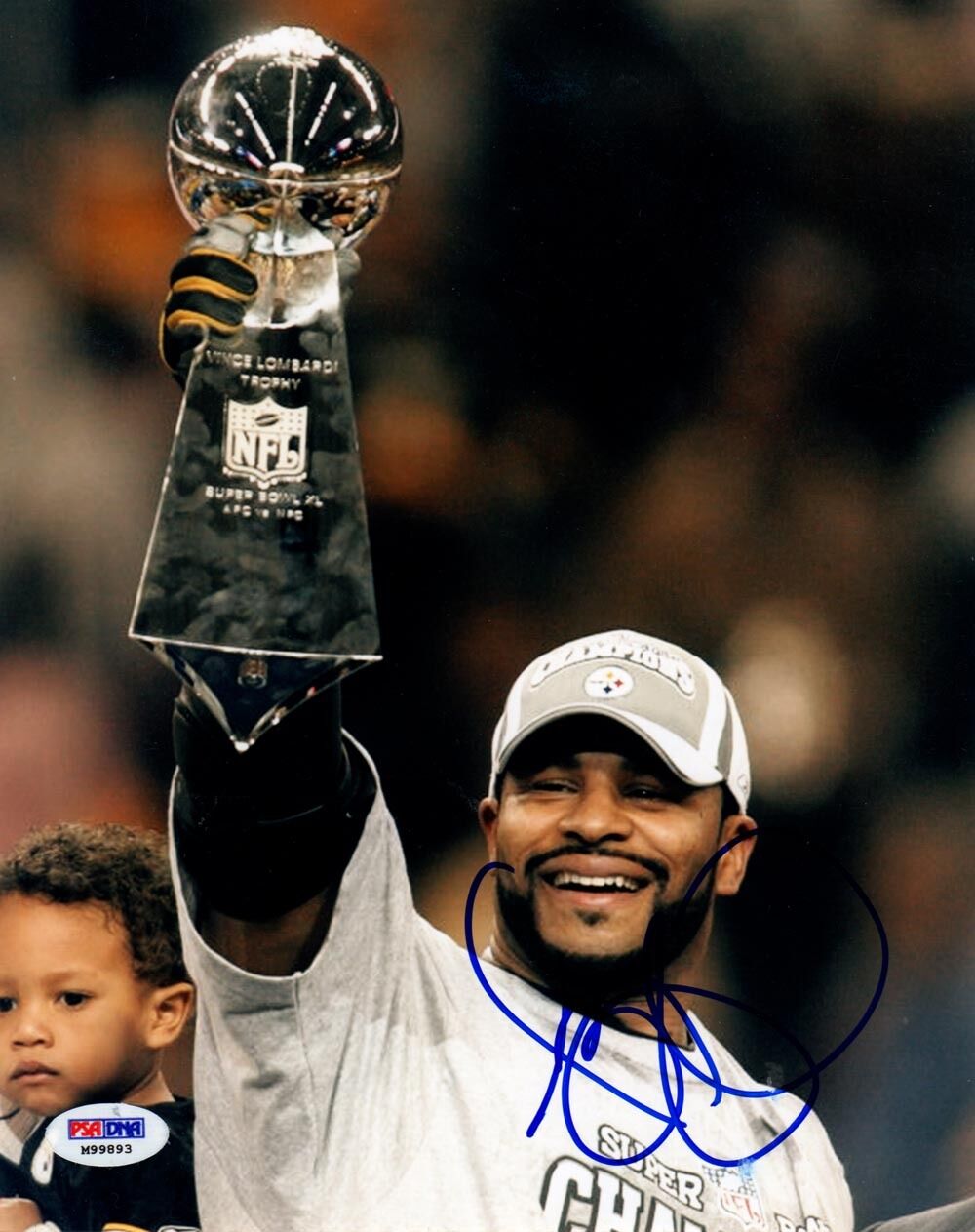 Jerome Bettis SIGNED 8x10 Photo Poster painting Pittsburgh Steelers SB XL PSA/DNA AUTOGRAPHED