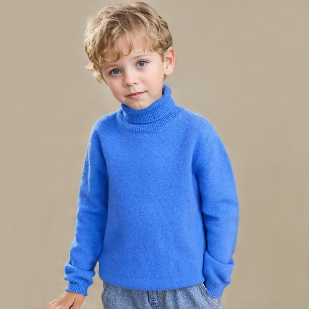 Durable Kid's Wool Sweater REAL SILK LIFE