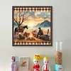 Sunset Scenery-11CT Stamped Cross Stitch 40*40cm/15.75*15.75in tapestrymarket