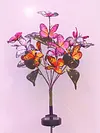 2 Pack Solar Butterfly Stake Light LED Garden Light Auto On/Off for Yard Pathway