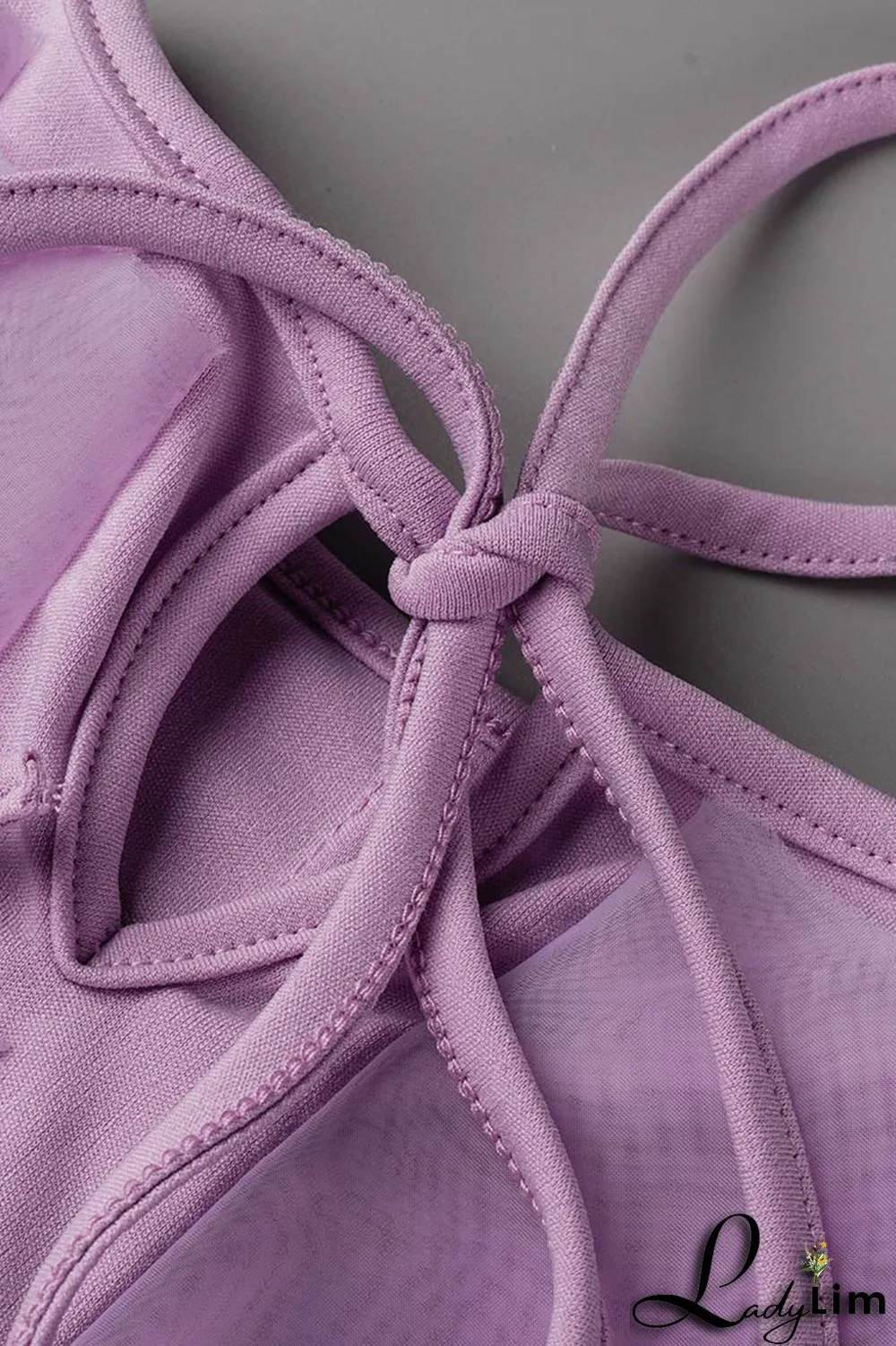 Green Fashion Sweet Solid Patchwork Asymmetrical O Neck Tops