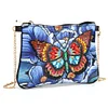 DIY butterfly shaped diamond painting one-shoulder chain lady bag