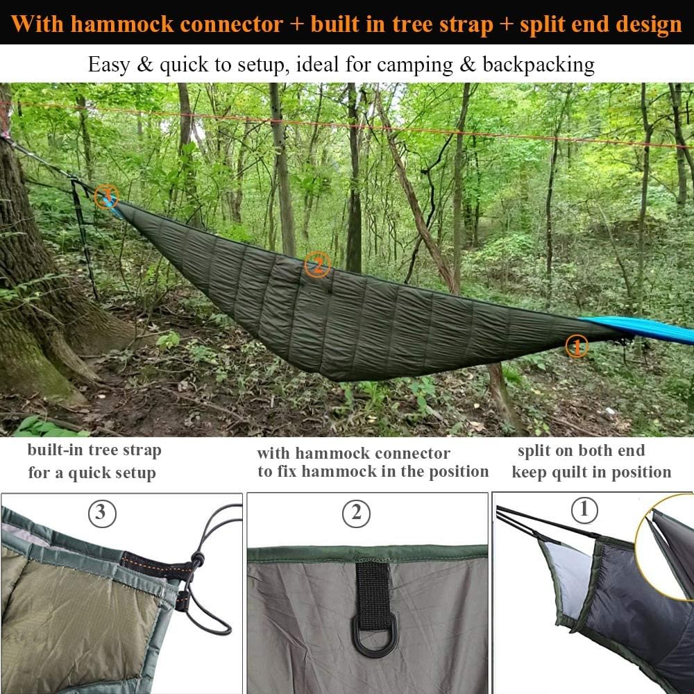 Under Quilts for Hammocks Lightweight Full Length Hammock