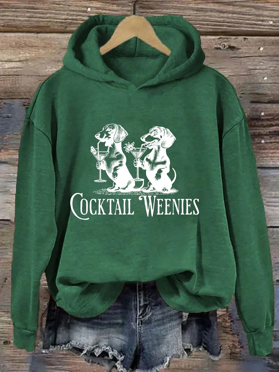 Cocktail Weenies Dachshund Hoodie