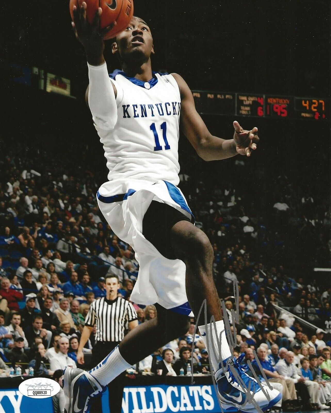 John Wall signed UK Kentucky Wildcats 8x10 Photo Poster painting autographed JSA