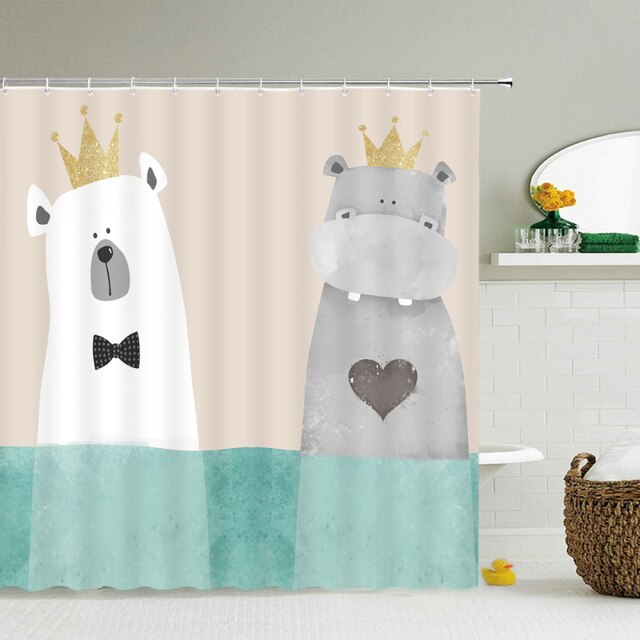 

Shower Curtain – bear-180*180cm, 501 Original