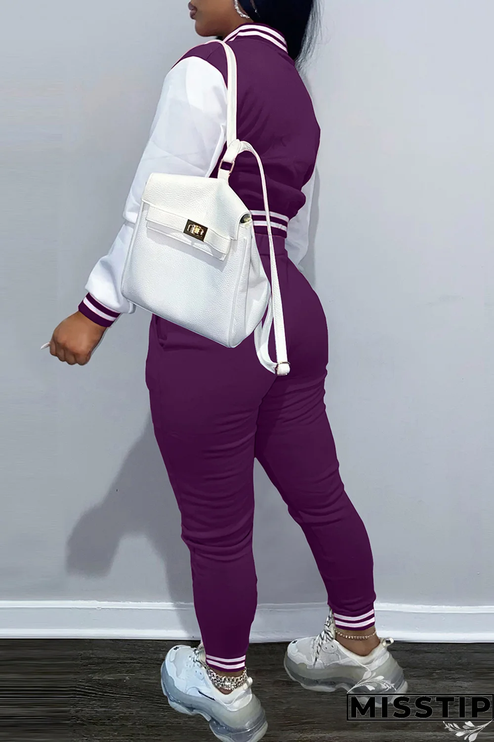 Army Green Street Print Buckle Cardigan Collar Long Sleeve Two Pieces