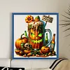 Halloween Magic Drinks-14CT Stamped Cross Stitch 50*50cm/19.69*19.69in tapestrymarket