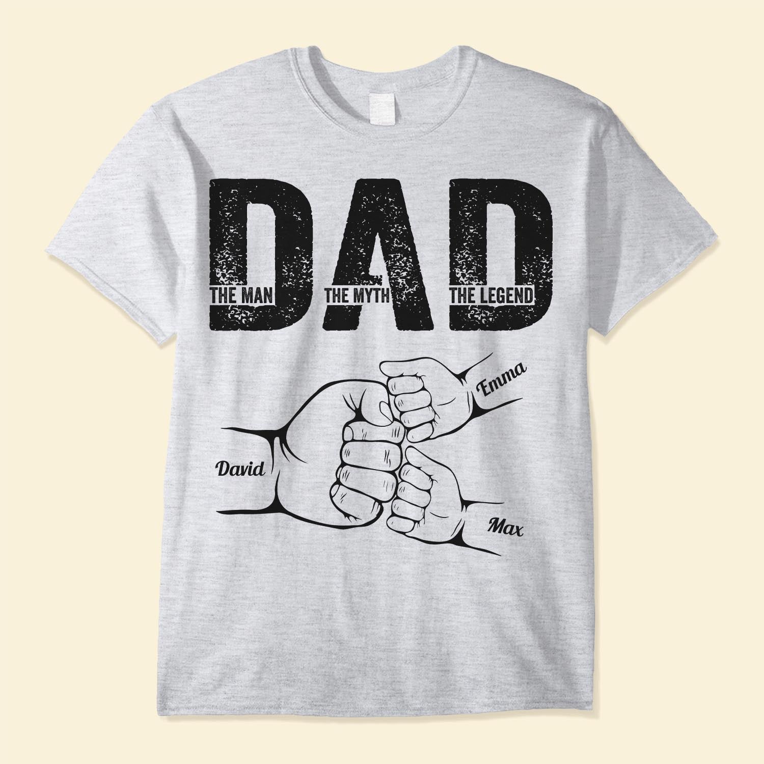 Loveyoufancy Dad The Man The Myth The Legend - Personalized Shirt Father's Day