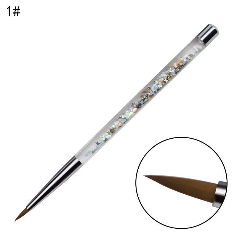 1PC Crystal Glass Acrylic Acrylic Powder Liquid Nail Cup Dappen Dish Lid Bowl Cup Holder Equipment  Nail Tools-Nail Inspo