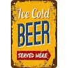Ice Cold Beer - Metal Tin Signs(8*12Inch/12*16Inch) - Bar