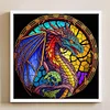(Stamped/Counted) Dragon - 11CT Cross Stitch 40*40cm/15.75*15.75in